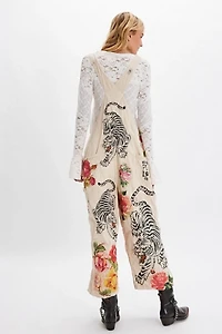 Magnolia Pearl Birch Floral Love Overalls