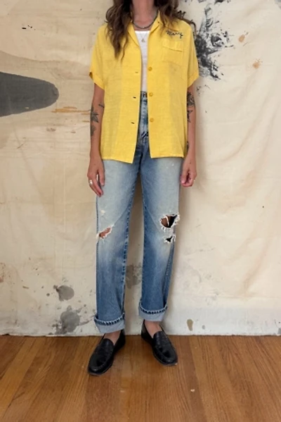 GOOD DAYS Vintage 1950s Ota's Market Bowling Shirt