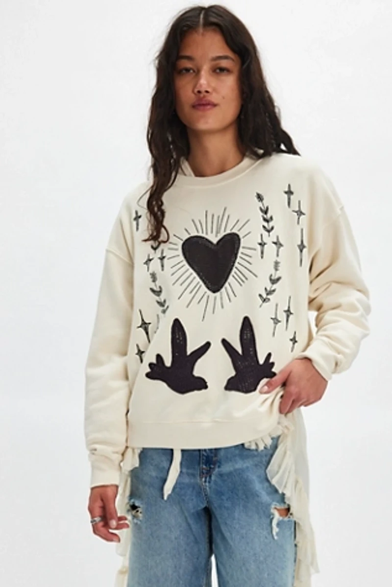 Tricia Fix My Heart Crewneck
