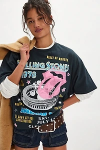 Daydreamer Rolling Stones 1978 Tour Oversized Tee