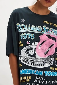 Daydreamer Rolling Stones 1978 Tour Oversized Tee