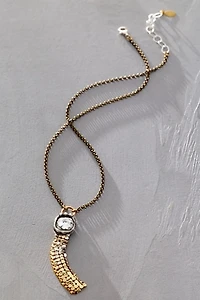 Mikal Winn Mesh Crystal Necklace