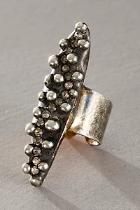 Mikal Winn Navette Crystal Ring