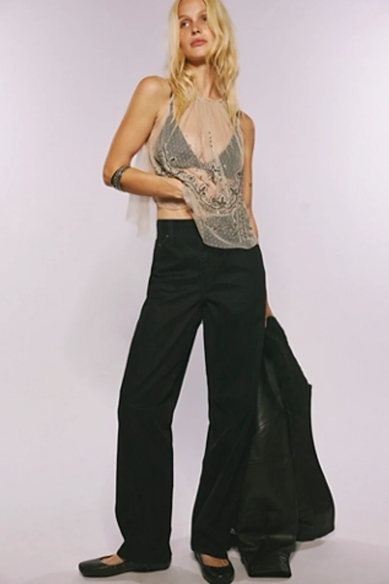 Levi's Baggy Dad Flocked Jeans