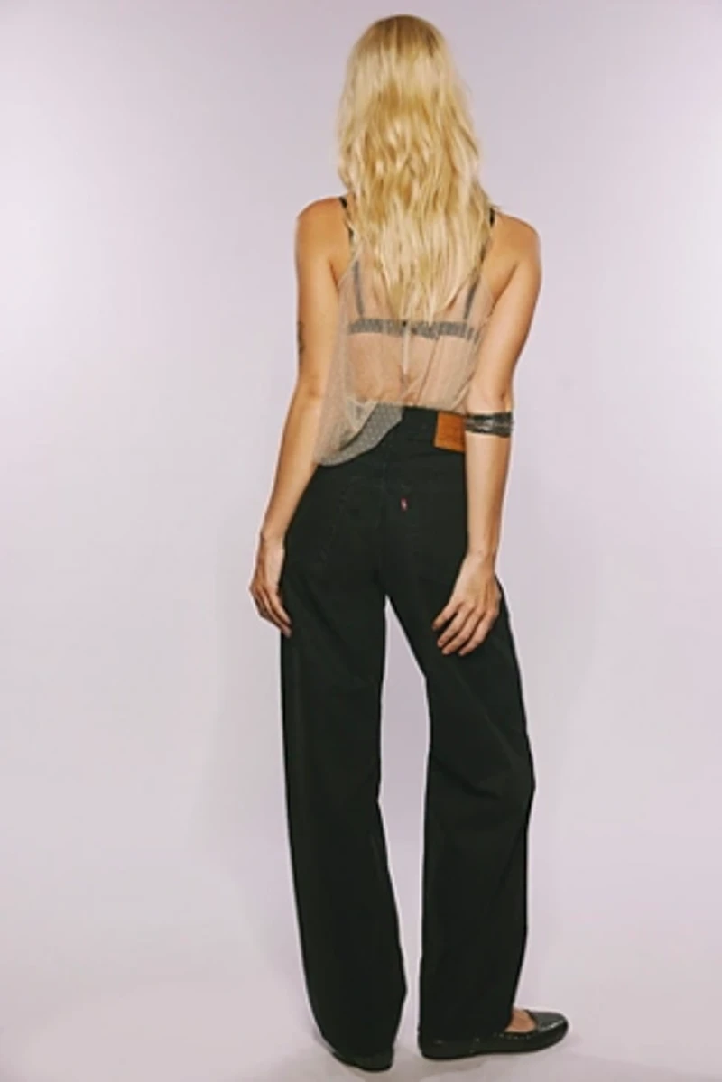 Levi's Baggy Dad Flocked Jeans