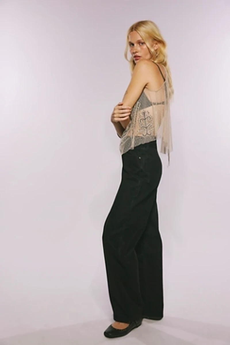 Levi's Baggy Dad Flocked Jeans