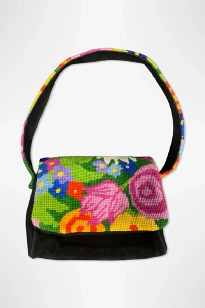 1960s Adolfo Handmade Needlepoint Bag Selected By Ritual Vintage