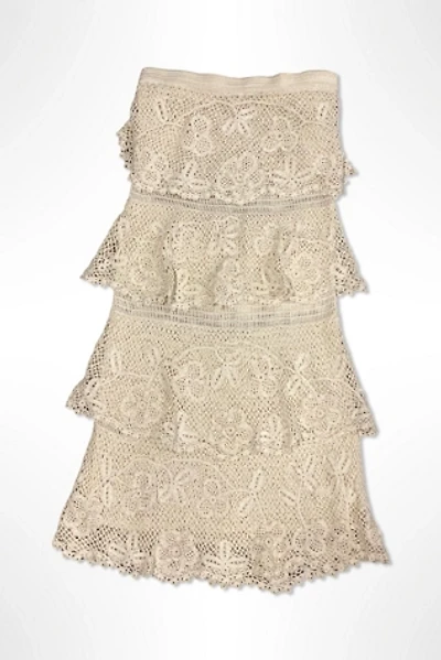 Y2K Vintage Crochet Romantic Midi Skirt Selected By Ritual Vintage