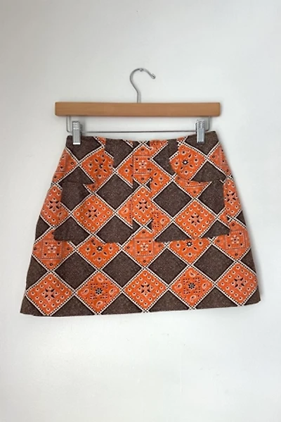 Vintage Patchwork Print Mini Skirt Selected by Grievous Angel Vintage