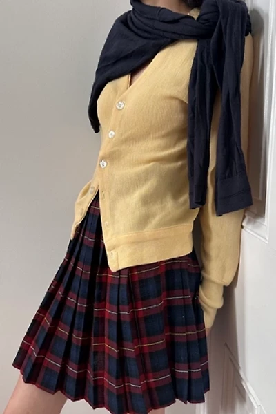 Vintage Collegiate Pleated School Skirt Selected by KA.TL.AK