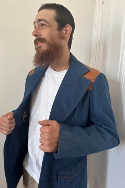 Vintage Pioneer Wear Western Denim Blazer Selected by KA.TL.AK