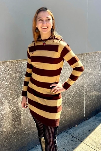 Vintage Striped Sweater Dress Selected by Nomad Vintage