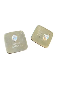 1980s Laurel Burch Ahktar Enamel Earrings Selected by Personal Choice