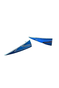 1980s Laurel Burch Curved Dagger Enamel Earrings Selected by Personal Choice