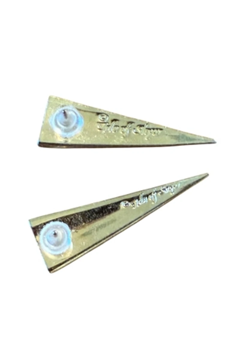 1980s Laurel Burch Curved Dagger Enamel Earrings Selected by Personal Choice