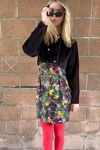 1990s Geoffrey Beene Mini Dress and Corduroy Bolero Selected by Personal Choice