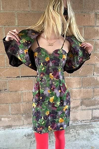 1990s Geoffrey Beene Mini Dress and Corduroy Bolero Selected by Personal Choice