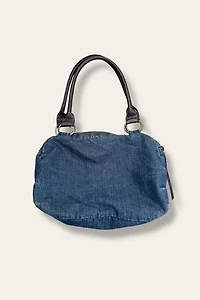 Y2K Embroidered Studded Denim Bag Selected By Afterlife Boutique