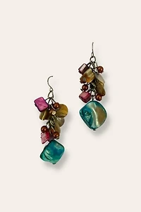 Y2K Mother Of Pearl Earrings Selected By Afterlife Boutique