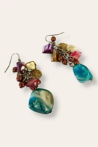 Y2K Mother Of Pearl Earrings Selected By Afterlife Boutique