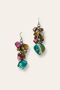 Y2K Mother Of Pearl Earrings Selected By Afterlife Boutique