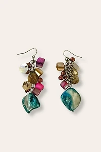 Y2K Mother Of Pearl Earrings Selected By Afterlife Boutique
