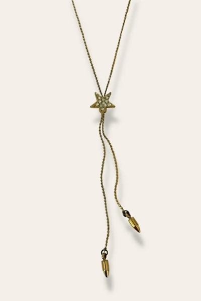 Vintage 1990's Star Lariat Necklace Selected By Afterlife Boutique