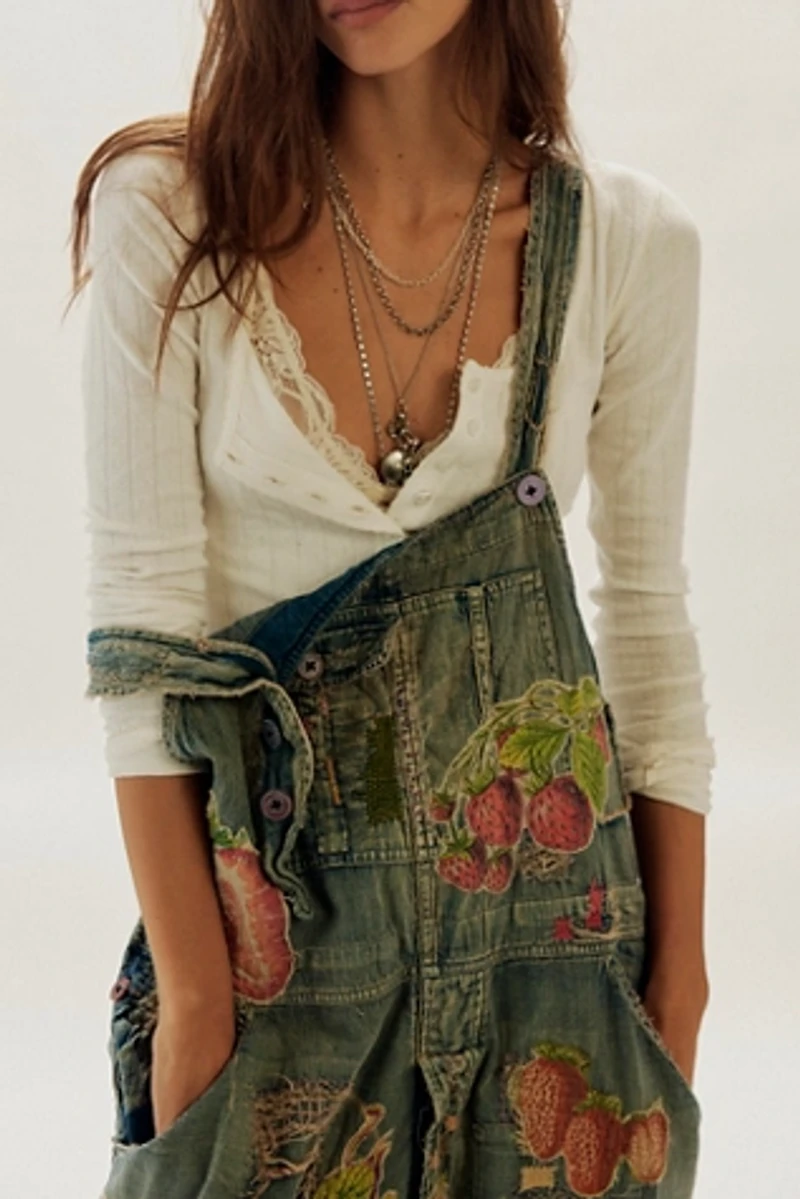 Magnolia Pearl Fraise Love Overalls