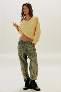 Magnolia Pearl Salvaged Workwear Jeans