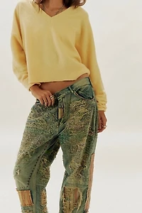 Magnolia Pearl Salvaged Workwear Jeans