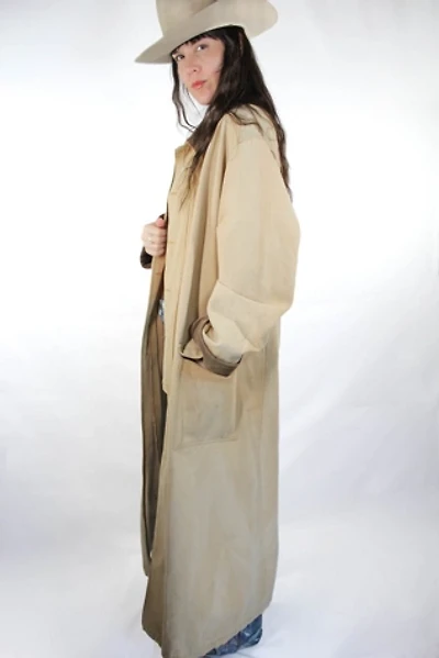 Vintage Arizona Pony Express Western Duster Trench Jacket Selected By Moons + Junes Vintage