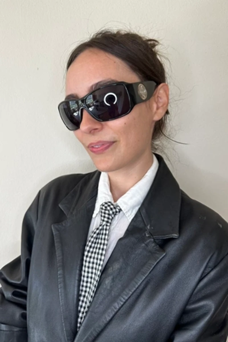 Medusa Monogram Versace Black Wrap Sunglasses Selected by Picky Jane