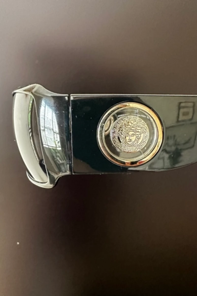 Medusa Monogram Versace Black Wrap Sunglasses Selected by Picky Jane
