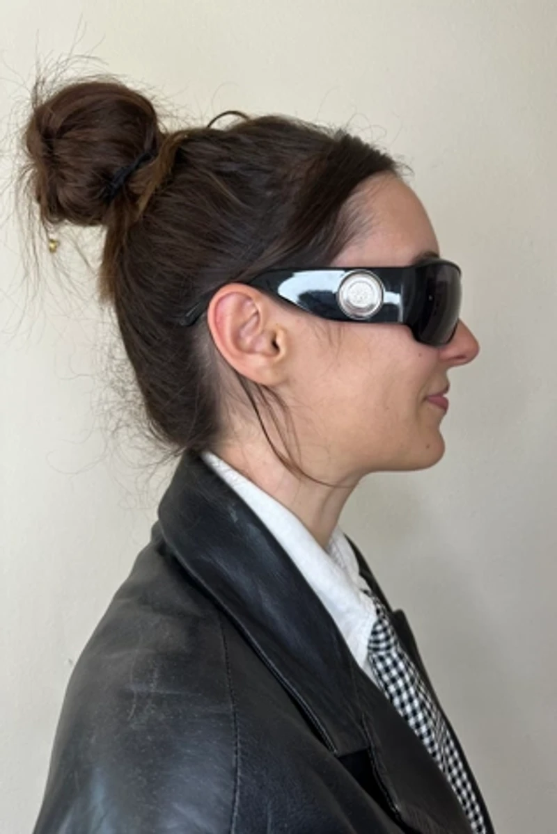 Medusa Monogram Versace Black Wrap Sunglasses Selected by Picky Jane