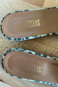 Previously Loved Leopard Paris Texas Sandals Selected by Picky Jane