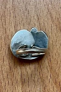 Sterling Silver Coral and Turqoise Ring Selected by Picky Jane