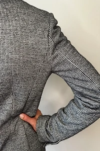 Wooly Piazza Sempione Fitted Houndstooth Blazer Selected by Picky Jane