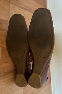 Cut-out Brown Ankle Booty Sandals Selected by Picky Jane
