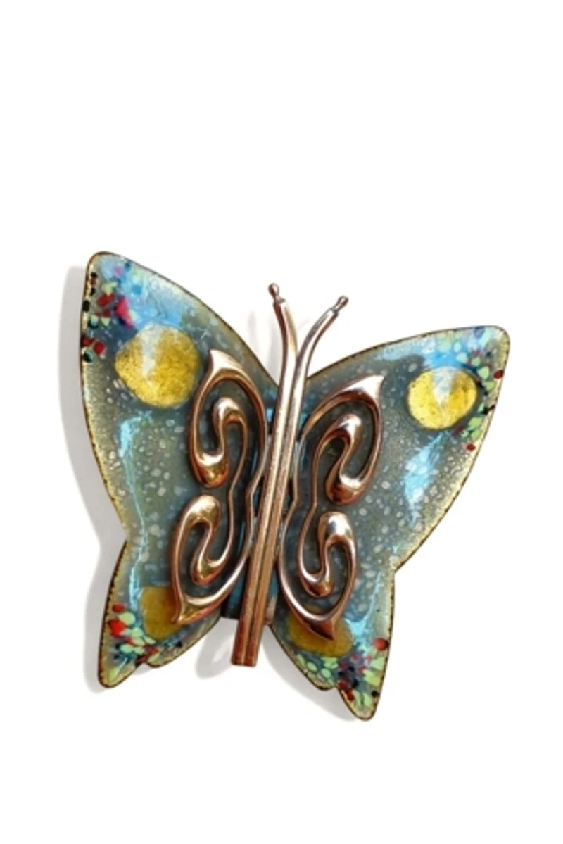 Matisse Enameled Copper Butterfly Selected by Garbage Soup