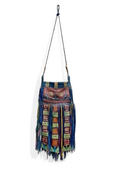 Vintage Moroccan Handmade Leather Bag Selected by Garbage Soup