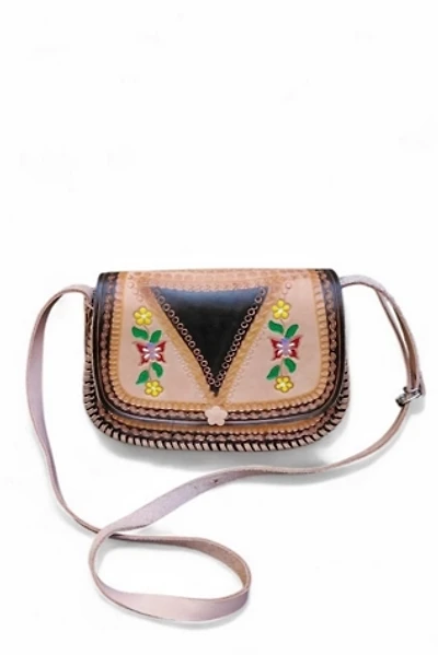 Hand Tooled Mexican Leather Bag Selected by Garbage Soup