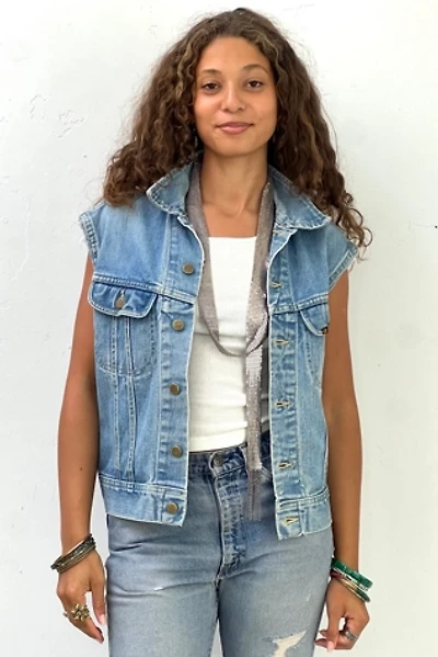 Vintage Lee Denim Vest Selected by Anna Corinna