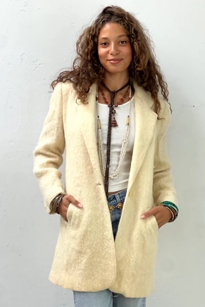 Vintage Ivory Wool Jacket Selected by Anna Corinna