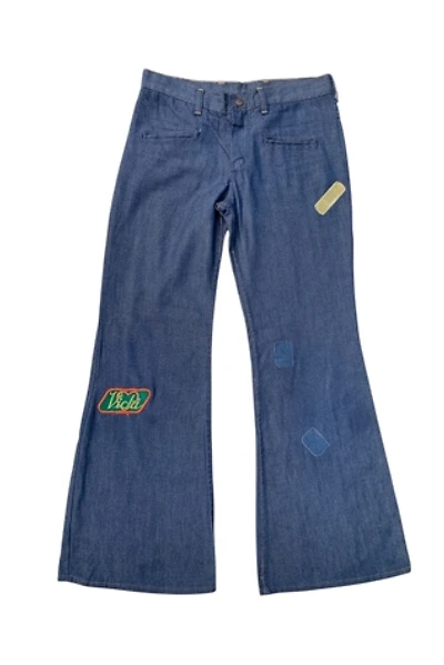 Vintage 1970s Patched Maverick Bell Bottom Jeans Selected by SharpLilTeeth