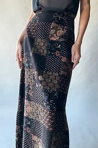 70's Velvet Maxi Skirt Selected by Wax Plant