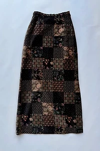 70's Velvet Maxi Skirt Selected by Wax Plant