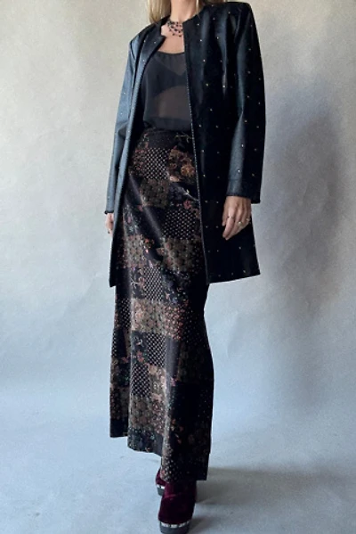 70's Velvet Maxi Skirt Selected by Wax Plant
