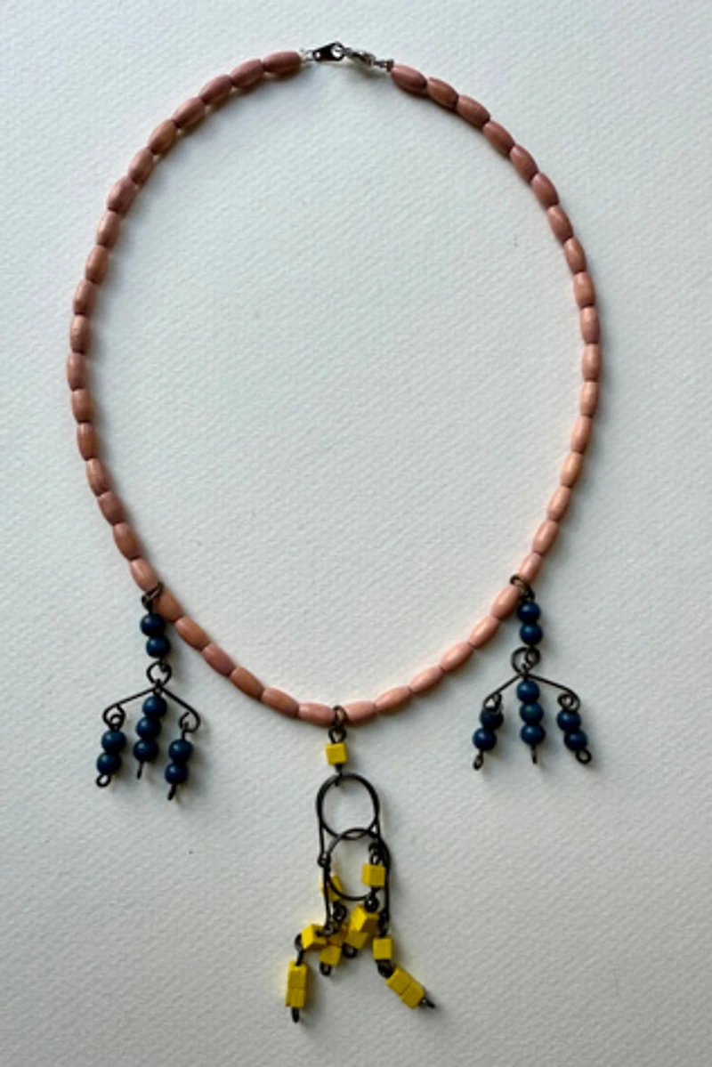 Wood Bead Necklaces Selected by Wax Plant