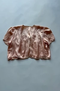 1930's Peachy Silk Bed Jacket Selected by Wax Plant