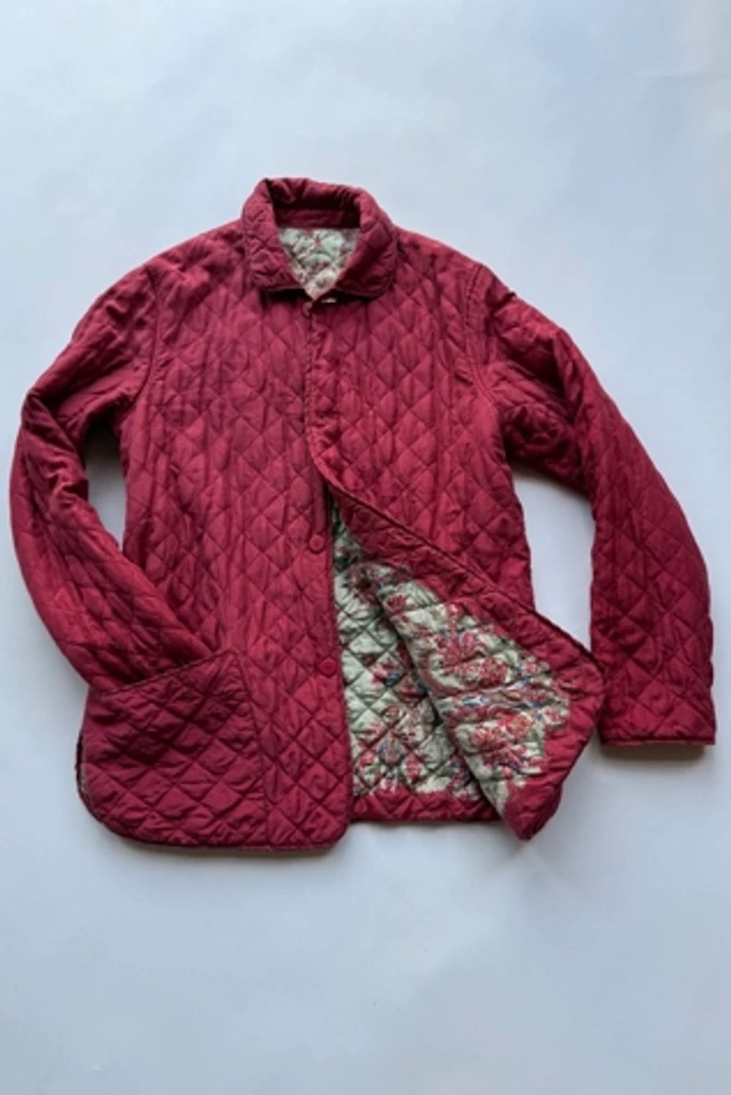 Reversible Quilted Silk Jacket Selected by Wax Plant